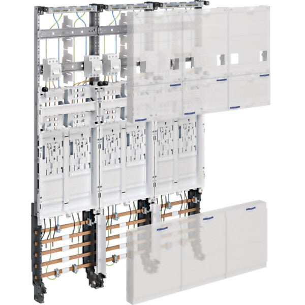 Hager Komplettfeld,univers Z 6 ZP,BKE-I, 3-feldig ZL3EH66